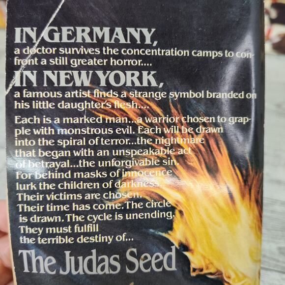 THE JUDAS SEED Anthony Gentile 1982 First Printing Dell Paperback Horror Scary - Picture 6 of 12